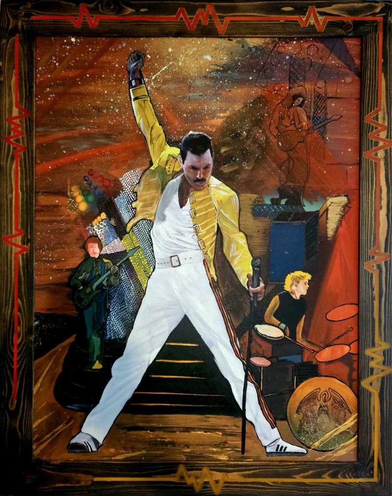 Queen who wants to live forever - a Paintings by Alexander Dakers (ZanderArtwork)